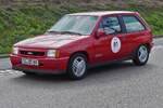 Opel Corsa GSI, BJ 1989, nahm an der Luxemburg Classic Rallye teil.