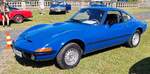 =Opel GT steht bei Oldtimerausstellung Classic Day Schloss Fasanerie, 06-2025