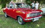 =Opel Kadett C, ausgestellt bei Blech & Barock im Juli 2018 auf dem Gelände von Schloß Fasanerie bei Eichenzell