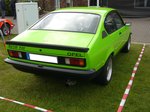 Heckansicht eines Opel Kadett C Rallye. 1977 - 1979. Opel GT-Europatreffen am 15.05.2016 in Kirchhellen.