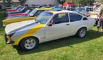 Profilansicht eines Opel Kadett C Coupe, gebaut im Werk Bochum von 1973 bis 1979.