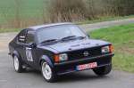 Opel Kadett C Coupe bei der Streckenbesichtigung der Rally Sonnefeld (AMC Hohe Alitz) am 20.04.2013.