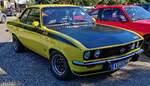 =Opel Manta A, ausgestellt beim 2025er Manta/Ascona-Treffen in Petersberg-Marbach