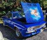 =Opel Manta A, ausgestellt beim 2025er Manta/Ascona-Treffen in Petersberg-Marbach