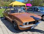 =Opel Manta A, gesehen auf dem Ausstellungsgel�nde der Oldtimerveranstaltung in Frankenberg/Eder im Mai 2026.
