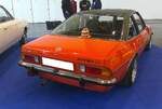 Heckansicht des Opel Manta B in der luxuriösen E-Ausstattungsvariante. Retro Classics in Essen am 09.04.2026.