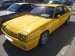 Opel Manta B GSi, wie er von 1985 bis 1988 produziert wurde. Bei seinem Erscheinen schlug ein solcher Manta mit einem Kaufpreis von mindestens DM 21.840,00 zu Buche. Serienm��ig hat der Vierzylinderreihenmotor einen Hubraum von 1979 cm� und leistet 1 ...