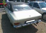 Heckansicht eines Opel Olympia A Coupe aus dem Jahr 1969.