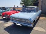 Opel Rekord A in der Karosserieversion zweit�rige Limousine. Produziert wurde das Modell von 1963 bis 1965. Bei diesem Modell konnte man die Verwandtschaft zum GM-Konzern klar erkennen. Die Karosserie hat �hnlichkeit mit einem 'geschrumpften' Chevy I ...