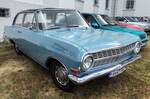 =Opel Rekord A 1700, gesehen bei der Oldtimerausstellung Blech & Barock bei Schloss Fasanerie, 07-2026