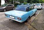 Opel Rekord B mit Schiebedach.