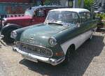 Opel Rekord P1 in der Karosserieversion zweit�rige Limousine, gebaut von 1957 bis 1960. W�hrend seiner 35-monatigen Produktionszeit, baute Opel 384.692 Limousinen (zwei- und viert�rig), 109.282 Kombimodell CarAvan und 15.136 Kastenlieferwagen (ohne h ...