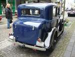 Heckansicht einer Opel 1.2 Liter Limousine des Modelljahres 1934.