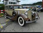 Packard Eight 1934 im Areal der Feldschlösschen Brauerei ausgestellt und Zugänglich für alle am Oldtimertreffen in Rheinfelden am 27.09.2025