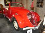=Peugeot 202 Convertible Coupe, Bj. 1938, 1133 ccm, 30 PS, gesehen im Auto & Traktor-Museum-Bodensee, 10-2019