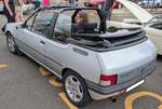 Heckansicht eines Peugeot 205CJ.