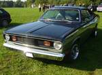 Plymouth Duster aus dem Jahr 1973 im Originalfarbton amber sherwood.
