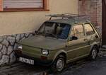 Diesen Polsi Fiat P126 habe ich in 09.2023 aufgenommen.