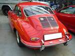 Heckansicht eines Porsche 356B 1600 Super 75 Coupe aus dem Jahr 1962. Classic Remise Düsseldorf am 20.07.2022.