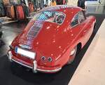 Heckansicht eines Porsche 356 1500 Super Coupe, also einem so genannten Pre-A-Modell.