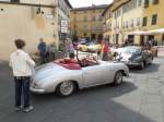 Porsche´s beim Auto-Corso „Mille Miglia“ in Lucca, Foto am 17.5.2014  