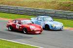 Porsche Zweikampf: ' 107 PORSCHE 964 gegen PORSCHE 911 Carrera, gesehen beim Belgin Historic Cup, Spa Summer Classic 15.6.2013