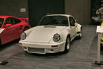 Im Klaus Peter Porsche Traumwerk in Ainring war am 25.5.2022 dieser Porsche 911 3.0 RS, Baujahr 1974, in der Ausstellung zu bewundern.