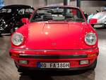=Porsche 911 Carrera Sport, Bauzeit 1983 - 1989, 3125 ccm, 231 PS, 250 km/h, gesehen im EFA Museum in Amerang, 06-2022