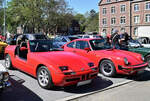 BMW Z1 und Porsche 911 G-Model, am 1.5.2026 auf dem Show / Ausstellungsgel�nde des Fr�hlingserwachen der Oldtimerfreunde Grenzland, Loherhof Geilenkirchen