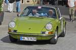 Porsche 911 E Targa, BJ 1968, war als Teilnehmer bei der Luxemburg Classic Rallye dabei.