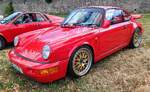 =Porsche 964 GT; Bj. 1992, ist Gast anl. der Oldtimerausstellung Blech & Barock bei Schloss Fasanerie, 07-2026