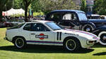 Porsche 924 mit Martini-Racing-Streifen, am 1.5.2026 auf dem Show / Ausstellungsgel�nde des Fr�hlingserwachen der Oldtimerfreunde Grenzland, Loherhof Geilenkirchen