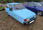 Reliant Robin MK2 in der  luxuri�sen  LX-Ausstattung.