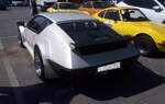 Heckansicht eines Renault Alpine A310 V6 GT. Oldtimertreffen am 'Cafe del Sol' in Gelsenkirchen am 09.08.2026.