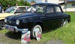 =Renault Dauphine, Bj. 1958, 845 ccm, 26,5 PS, ausgestellt bei den Motorrad-Oldtimer-Freunden Kiebitzgrund im Juni 2016