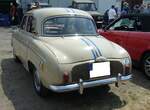Heckansicht einer Renault Dauphine aus dem Jahr 1959.