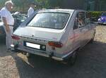 Heckansicht eines Renault R16 TL namens  Annie  im Farbton wei� 377 aus dem Jahr 1966.