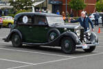 Rolls Royce 25/30 hp, Bj 1936, 6 Zyl, 4,3 Ltr, 115Ps, gesehen auf dem Pausen Parkplatz der Rundfahrt.