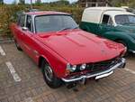 Rover P6 3500S im Farbton monza red, produziert in den Jahren von 1968 bis 1977.