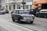 Trabbi Kombi auf der Steinstraße in Brandenburg an der Havel (29.09.2023)