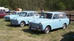 3x Trabant 601 am 25.04.2009 beim 3. OST-Fahrzeug-Treffen auf dem Flugplatz Finow