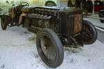 Das Experimentalfahrzeug  Brutus  entstand aus einem Fahrgestell mit Kettenantrieb von 1907.