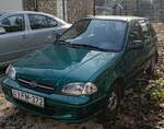 Hier ist ein Suzuki Swift Mk2 Facelift (Farbe: Forest Green) zu sehen. Foto: 12.2025
