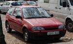 Hier ist ein dreit�rer Suzuki Swift Mk2 pre-Facelift zu sehen.