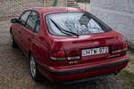 Diesen Toyota Carina E Flie�heck habe ich in 04.2026 von hinten fotografiert.