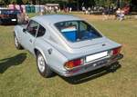 Heckansicht eines Triumph Spitfire GT6 MK3. Classic car meeting in Melton Mowbray/GB am 10.08.2025.