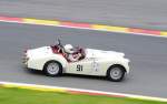 Nr.91,TRIUMPH TR2, Closed Wheel Race, des Historic Sports Car Club im Rahmen der Classic SPA SIX HOURS 19.September 2015