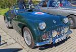 =Triumph TR 3, ausgestellt bei der Oldtimerveranstaltung in Frankenberg, 05-2026