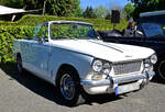 Triumph Vitesse, klassischen britischer Sportwagen, am 1.5.2026 auf dem Show / Parkplatz des Fr�hlingserwachen der Oldtimerfreunde Grenzland,  Loherhof Geilenkirchen