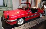 =Victoria Spatz, 248 ccm, 12 PS, Bauzeit 1960 - 1962, ausgestellt im EFA Automobilmuseum Amerang, 06-2022